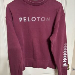 Adidas Burgundy Peloton sweatshirt